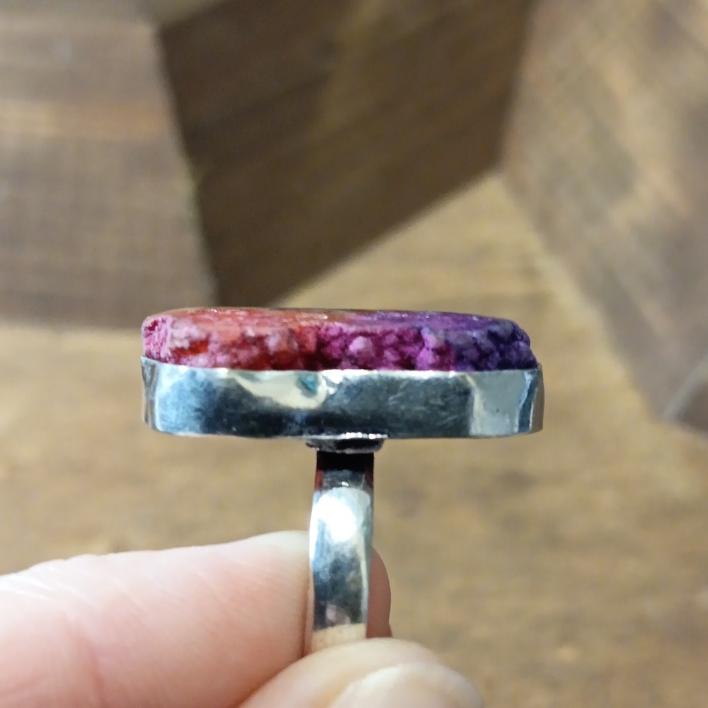 Hand Crafted Multicolor Statement Ring! One Of A … - image 4
